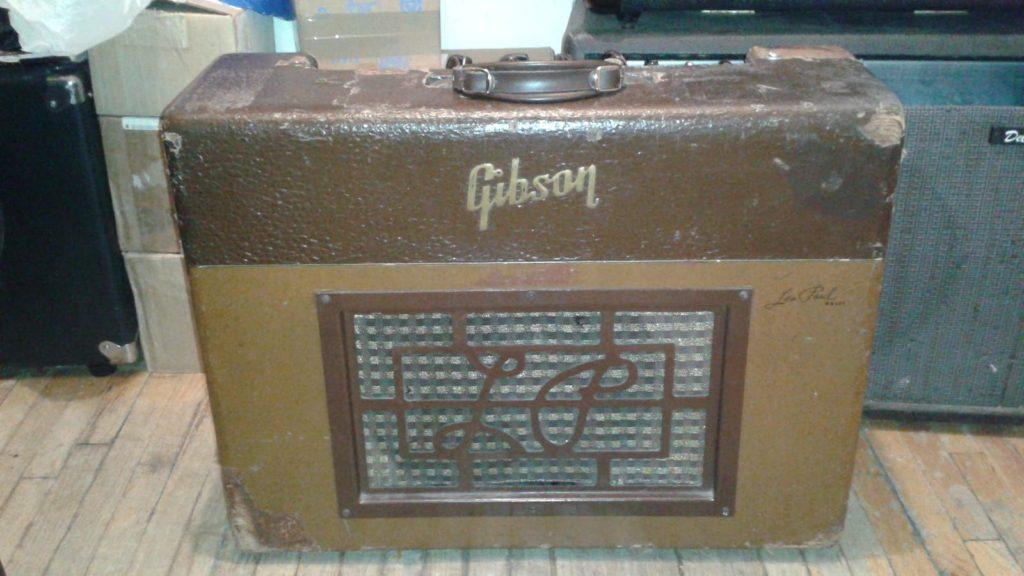 Gibson GA-40 Les Paul amp front panel